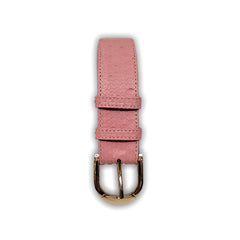 pink belts for dresses Ladies Skinny Pink Leather Belt For Dress 1.5 cm 28" / 70 cm