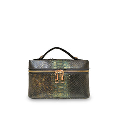 Bernadette - Navy Green Motif
