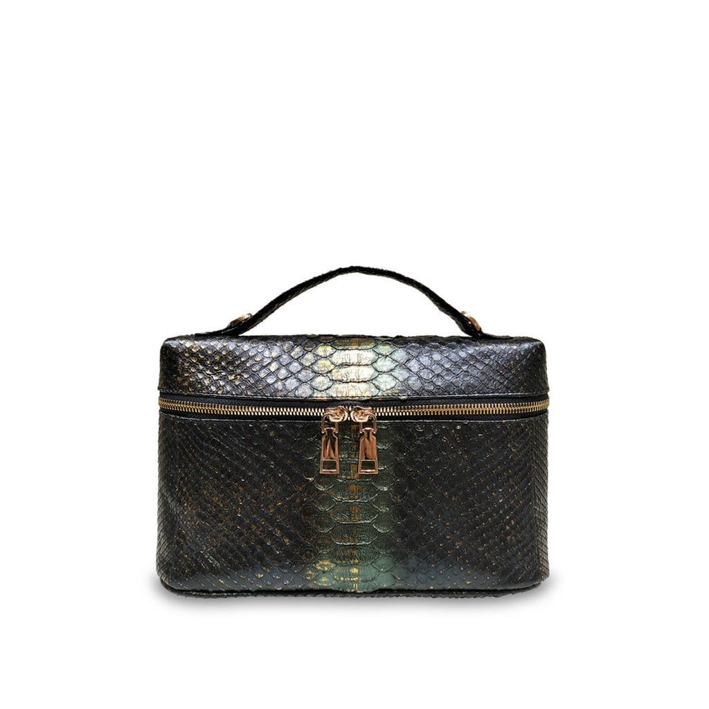 Bernadette Big - Navy Green Motif