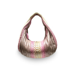 Brioche Patch - Beige Motif Yellow Pink