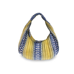 Brioche Patch - Tie & Dye Blue Butter Yellow