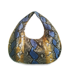 Croissant - Blue Motif Orange