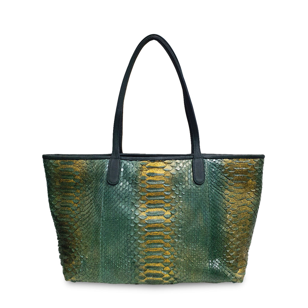 Emmanuel Medium - Dark Green Motif Bronze