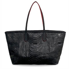 Emmanuel - Black W/Red Strap W/Black Lining