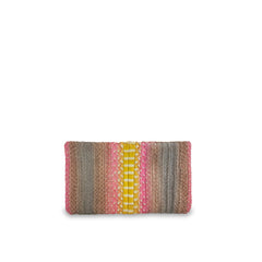 Eric Patch - Beige Motif Yellow Pink Grey