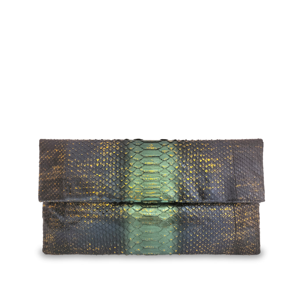 Henri - Navy Motif Green