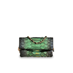 Leon Mini - Dark Green Motif Bronze