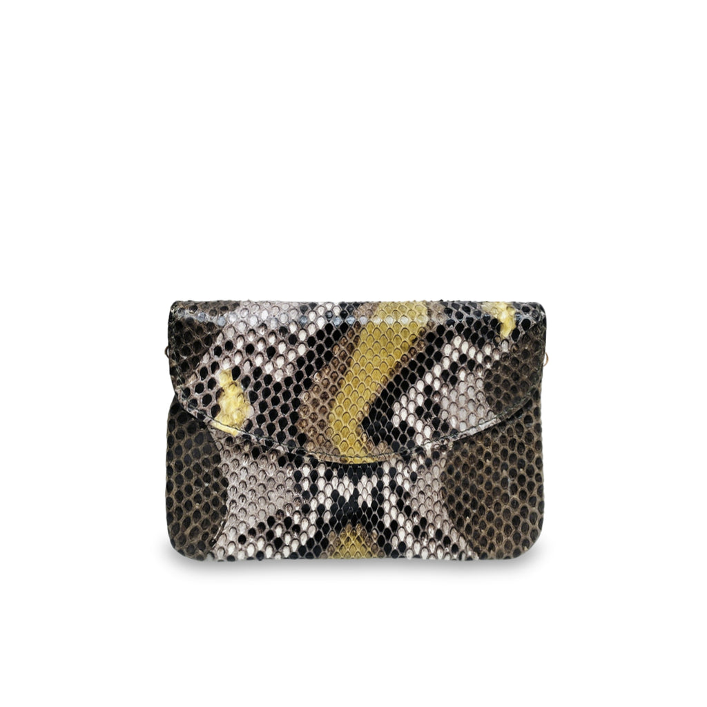 Romeo Pouch - Army Motif Yellow