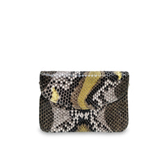 Romeo Pouch - Army Motif Yellow