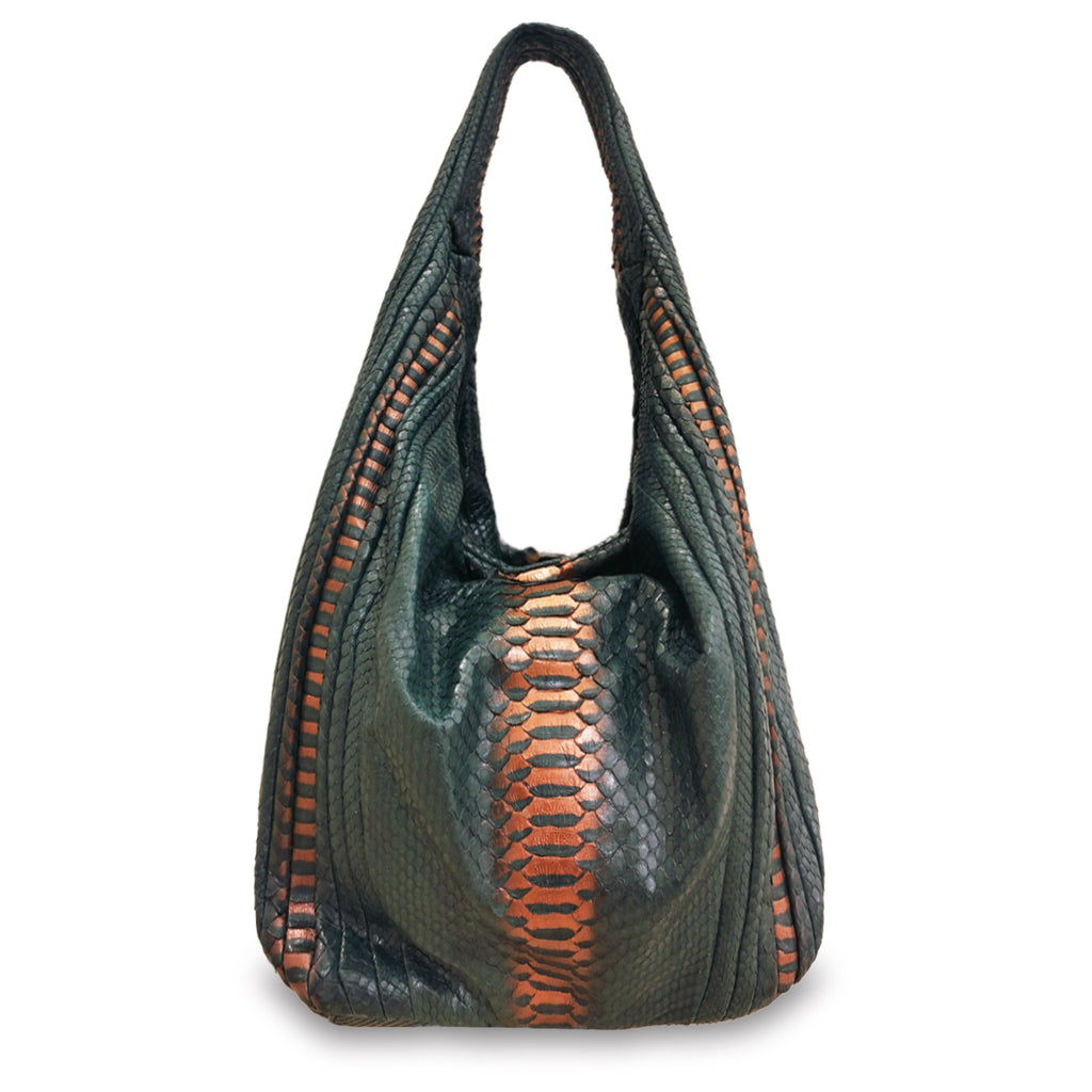 Tom - Dark Green Motif Bronze