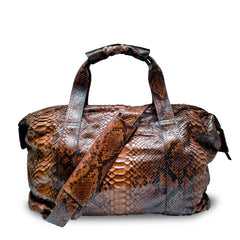 Travelling Bag - Brown Motif