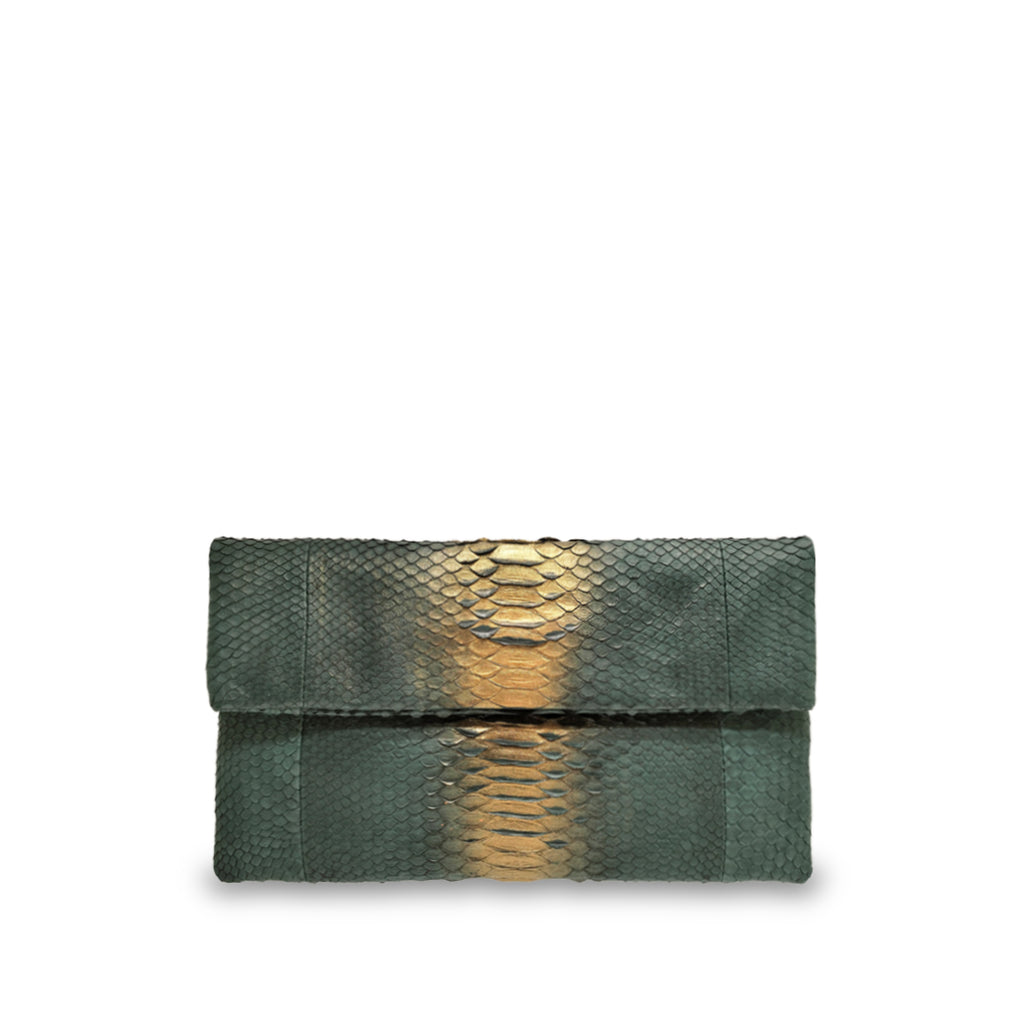Leon - Dark Green Motif Bronze